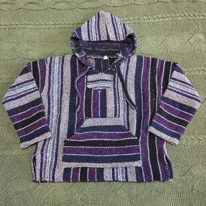 Molina Baja Hoodie Drug Rug Pullover Purple Grey Black